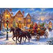 Puzzle Alipson Promenade En Calèche À Noël 1000 pièces