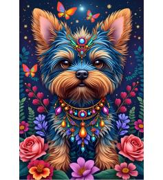 Puzzle Alipson Chien À Flowerland 1000 pièces