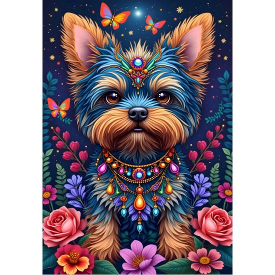 Puzzle Alipson Chien À Flowerland 1000 pièces