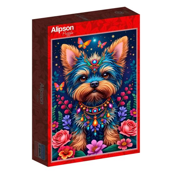 Puzzle Alipson Chien À Flowerland 1000 pièces