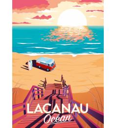 Puzzle Alipson Affiche Lacanau Océan 500 pièces