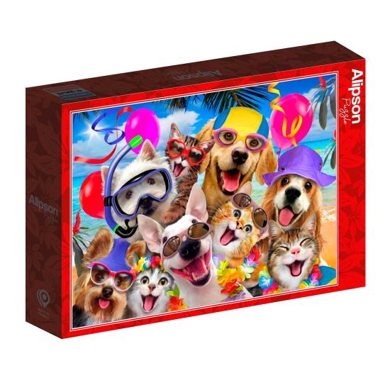 Puzzle Alipson Fête sur la plage pour selfies 1000 pièces Puzzle Alipson Fête sur la plage pour selfies 1000 pièces