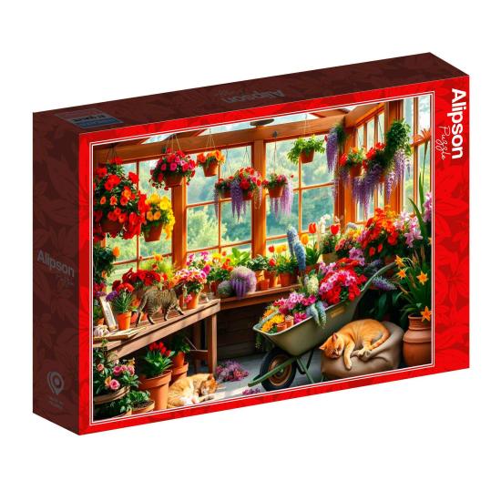 Puzzle Alipson Sieste Dans La Serre 1000 pièces