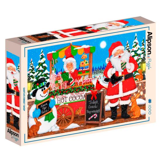 Puzzle Alipson La Confiserie Du Père Noël 1000 pièces