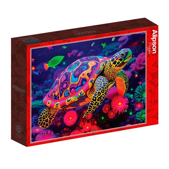 Puzzle Alipson Tortue Arc-En-Ciel 500 pièces