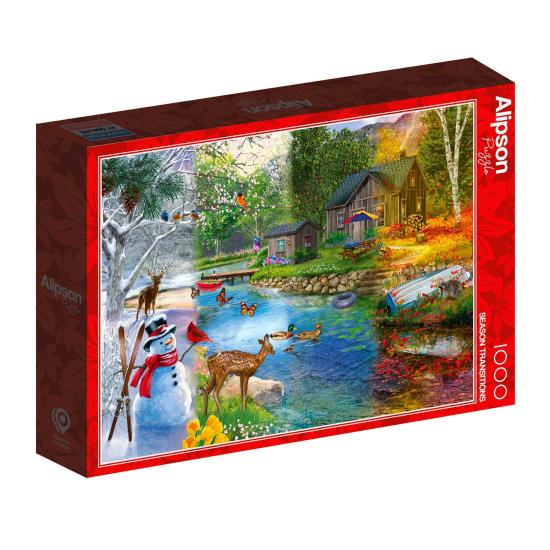 Puzzle de transition des saisons d'Alipson 1000 pièces
