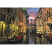 Puzzle Anatolie Coucher de soleil sur le canal de Venise 3000 pi