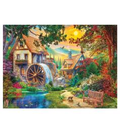 Puzzle Anatolian Coucher De Soleil Sur Le Moulin À Eau 4000 Pièc