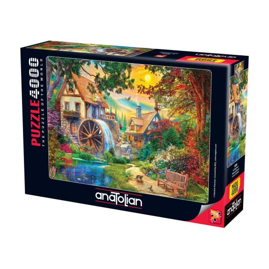 Puzzle Anatolian Coucher De Soleil Sur Le Moulin À Eau 4000 Pièc