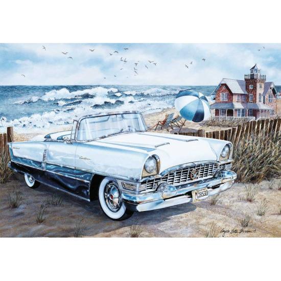 Puzzle de 500 pièces Voiture classique anatolienne sur la plage