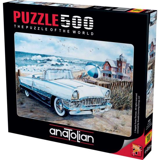 Puzzle de 500 pièces Voiture classique anatolienne sur la plage