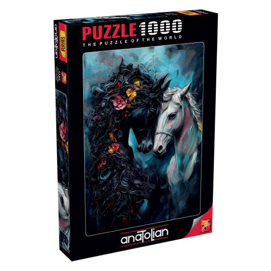 Puzzle Anatolian Noir Et Blanc 1000 pièces