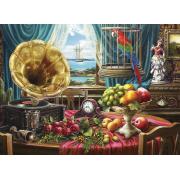 Anatolian Still Life with Fruit and Gramophone Puzzle 1000 pièce