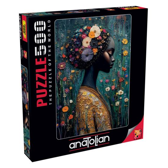 Puzzle Anatolian Jolie Fille Africaine 500 pièces