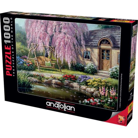 Puzzle Anatolie Chalet des fleurs de cerisier 1000 pièces