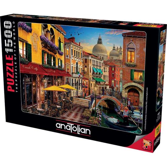 Puzzle Anatolian Cafe sur le canal de Venise 1500 pièces