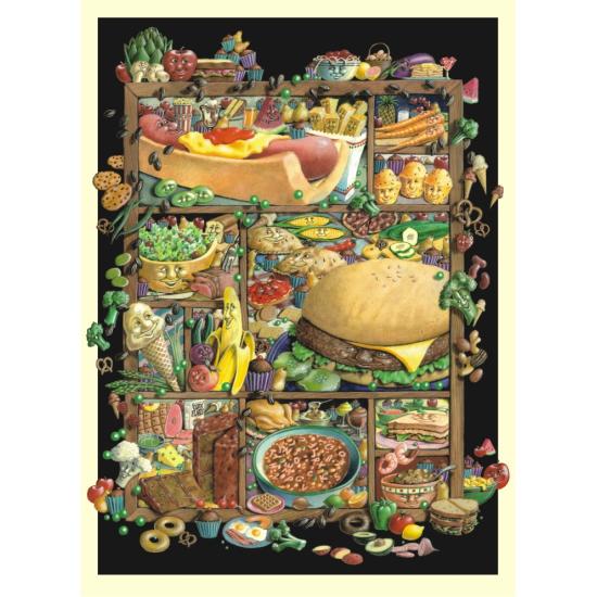 Puzzle Anatolien Boite noire de repas 1000 pièces