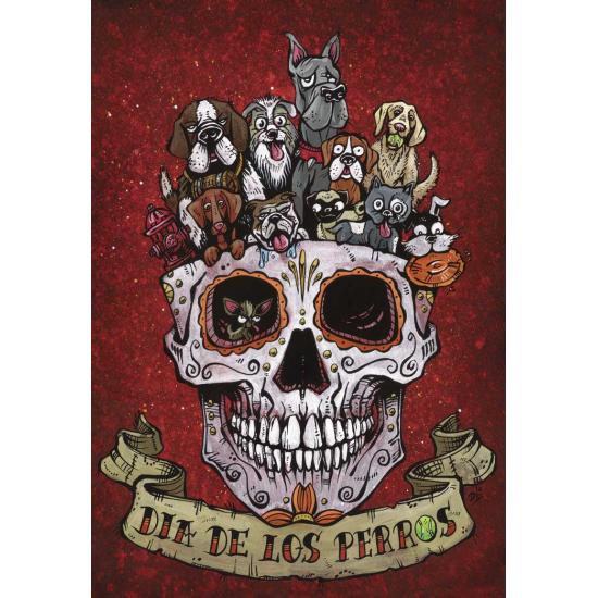 Puzzle d'Anatolie Crânes d'Halloween 2 x 500 pièces