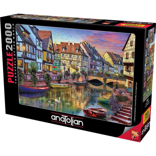 Puzzle Canal de Colmar Anatolie 2000 pièces