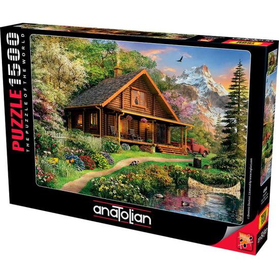 Puzzle Maison de campagne en bois d'Anatolie 1500 pièces
