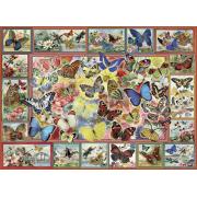 Puzzle de 1000 pièces avec collage de papillons d'Anatolie