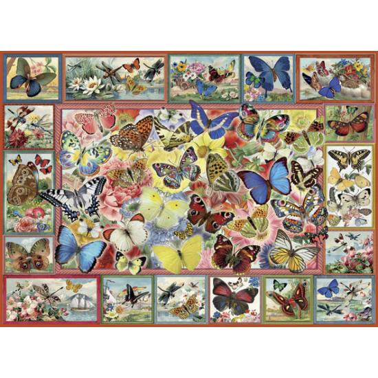 Puzzle de 1000 pièces avec collage de papillons d'Anatolie Puzzle de 1000 pièces avec collage de papillons d'Anatolie