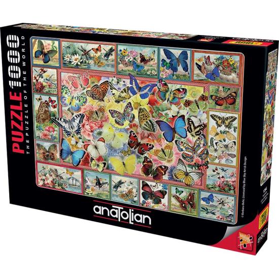 Puzzle de 1000 pièces avec collage de papillons d'Anatolie Puzzle de 1000 pièces avec collage de papillons d'Anatolie