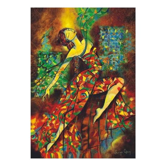 Puzzle Danse anatolienne des couleurs 500 pièces