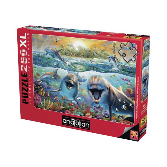 Puzzle Anatolie Dauphins Rieurs XXL de 260 pièces Puzzle Anatolie Dauphins Rieurs XXL de 260 pièces