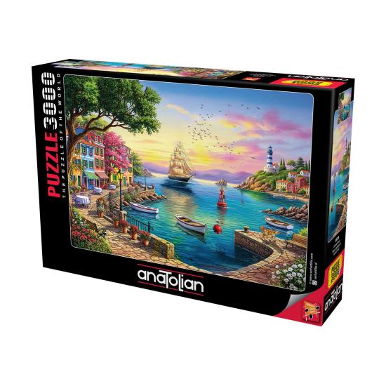 Puzzle Anatolien Phare Bleu 3000 pièces