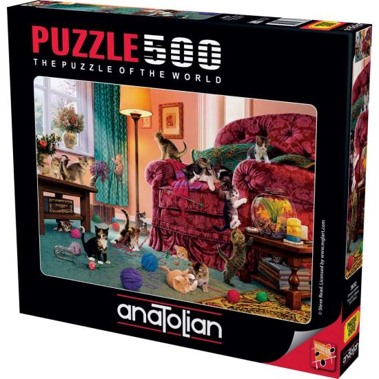 Puzzle Anatolian Chatons Coquins de 500 pièces