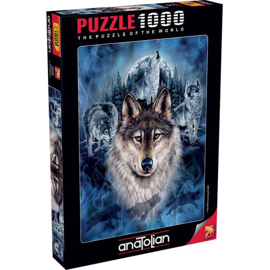 Puzzle Anatolien Groupe de Loups 1000 Pièces