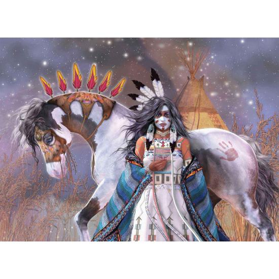 Puzzle Guerrier indien d'Anatolie 1000 pièces