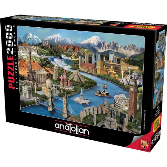 Puzzle Anatolie Monuments du Monde 2000 Pièces