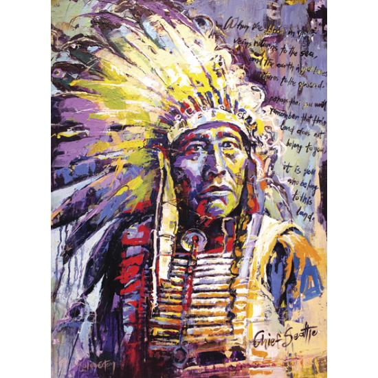 Puzzle Anatolien du chef indien de Seattle 1000 pièces