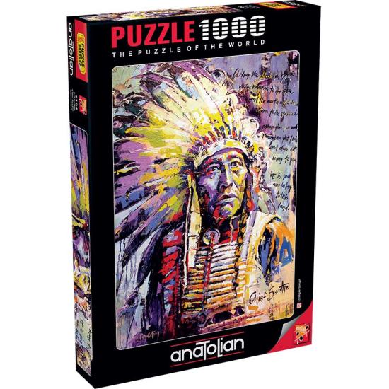Puzzle Anatolien du chef indien de Seattle 1000 pièces