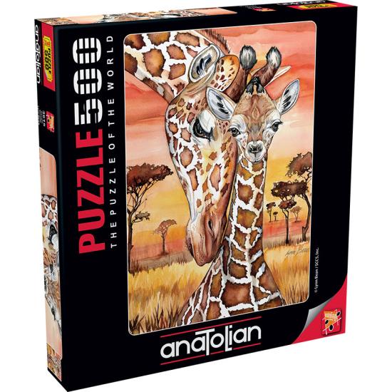 Puzzle de 500 pièces Girafes d'Anatolie Puzzle de 500 pièces Girafes d'Anatolie