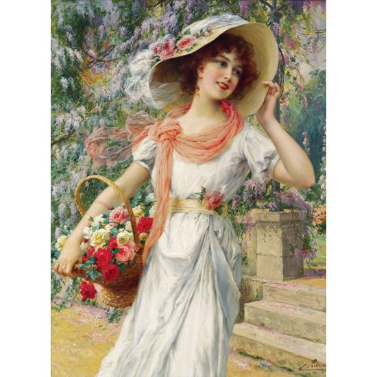 Puzzle Anatolien La Fille aux Fleurs 1000 pièces