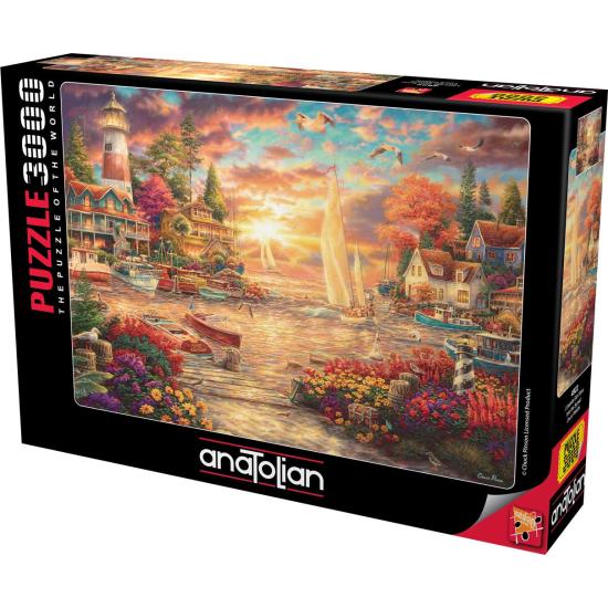Anatolian La côte au coucher du soleil Puzzle 3000 pièces Anatolian La côte au coucher du soleil Puzzle 3000 pièces