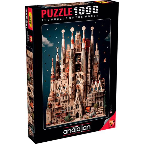 Puzzle Anatolian La Sagrada Familia de 1000 pièces