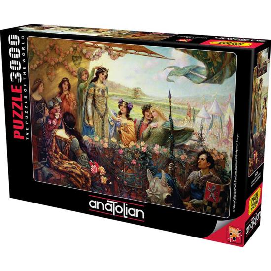 Puzzle Anatolien Lancelot et Guenièvre 3000 pièces
