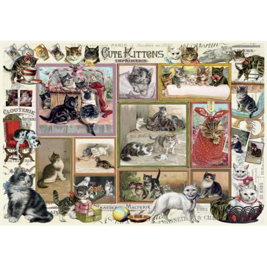Puzzle d'Anatolie Chatons mignons et chiens rigolos 2 x 500