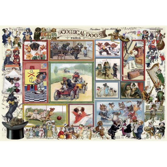 Puzzle d'Anatolie Chatons mignons et chiens rigolos 2 x 500