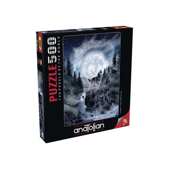 Puzzle Anatolian Loup de lune 500 pièces