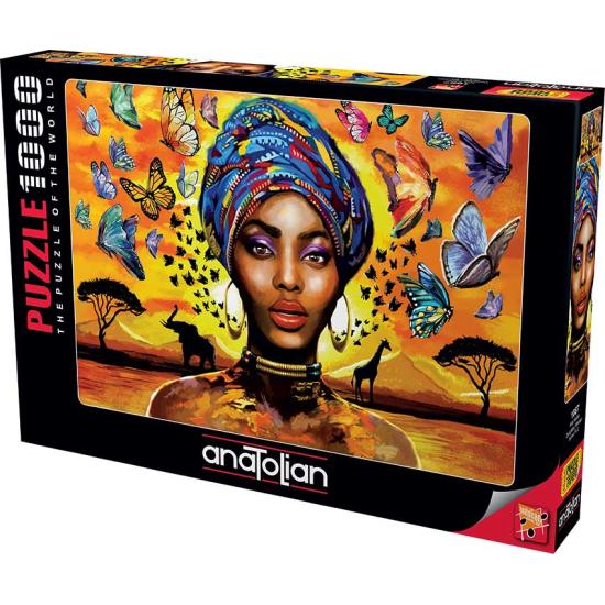 Puzzle 1000 pièces femme africaine anatolienne