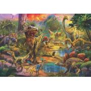Puzzle de paysage de dinosaure d'Anatolie 500 pièces