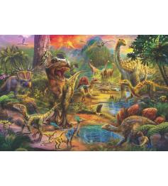 Puzzle de paysage de dinosaure d'Anatolie 500 pièces