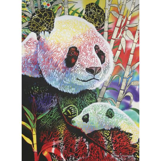 Puzzle Anatolian Rainbow Panda 1000 pièces