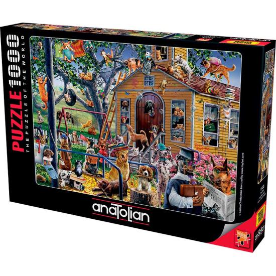 Puzzle Anatolie Naughty Dogs 1000 pièces