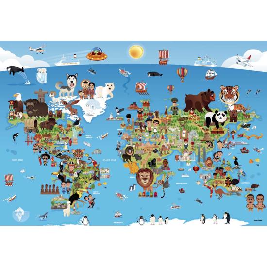 Puzzle Anatolie Personnages autour du monde 260 pièces